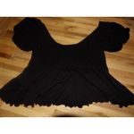 Urban Outfitters  cropped black blouse S Photo 2