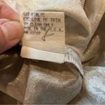 Vintage 70s Nilani floral gold metallic midi skirt with pockets high rise sz 10 Photo 9