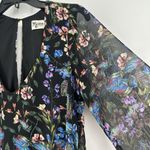 Show Me Your Mumu Donna Michelle Tunic Mini Dress Black Floral Flowy Size XS Photo 2