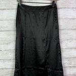 Universal Standard  Satin Swing Skirt Black Size 00 Photo 0
