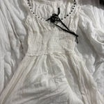 BDG Urban Outfitters Dress milkmaid white long Photo 0