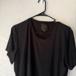 Alex Marie  Womens XL Black‎ Short Sleeve Casual T-Shirt Top Closet Staple Photo 1