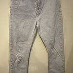 Pilcro and the Letterpress  women’s Light blue-Gray Straight Jeans 29in Photo 0