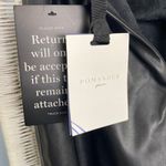 Pomander Place Tuckernuck‎ Faux Leather Pencil Skirt Black Midi Ruched Front NWT Size M Photo 7