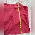 Silk Y2K Spaghetti Strap Cami Dainty Crochet Fairycore Rosey Pink Sz S Photo 12