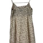 Forever 21 NWT  Mini Dress Womens L Brown Zebra Print Y2K Going Out 2000s Photo 2