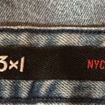 3x1 NYC Asymmetrical Fringe Distressed Denim Mini Skirt Small Photo 6