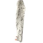 Lovers + Friends  Lover Boy White Leopard Print Straight Baggy Denim Jeans Sz 29 Photo 1