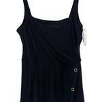 BEYOND CONTROL Swimsuit Size 16 Black NWT Plus Curvy Gold Rhinestone Detail Photo 0