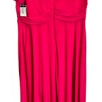 Jessica Howard Size 16 Midi Lined V-Neck Wrap Top Short Sleeve Dress Pink Photo 7
