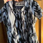 Grey's Anatomy Grey’s Anatomy by barco black white scrub top size medium Photo 0