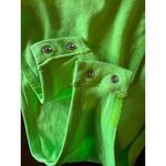 SKIMS  Bodysuit Women Small Neon Green Cotton Logo Snap Close Sexy Colorful‎ Photo 14
