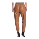Bagatelle Faux Leather Joggers Cognac Brown NWT Photo 1