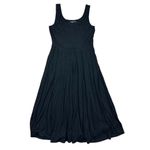 NWOT American Giant Women's Women's Flex Dress Midi Black Meteorite Size M Size M Photo 2