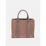 David Jones  Canvas Tote‎ Handbag with Contrast Leather Handles Photo 3