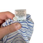 Xirena Beau Boyfriend Button Down Shirt in Tide Blue Stripes Pattern Mixing Size M Photo 11