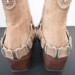 Bellamie Sam Edelman  Tan Suede Ankle Boots 8 Photo 4