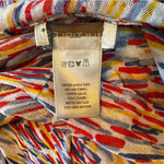 Multiples  Multicolor Patterned Jacket Angle Sleeves Button Detailing Flowy 1X Photo 8