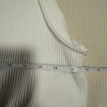 HEIMISH USA White Ribbed Sleeveless Tank Top Size M Photo 4