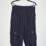 PacSun Black Baggy Cargo Pants NWT Size Medium Black Cargo Pants Photo 3