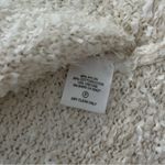 Nic+Zoe White Drawstring Mock Turtleneck Chunky Eyelash Sweater Photo 11