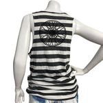 SoulCycle Black & White Stripe Muscle Tank Top Women's Size M Y2K Photo 4
