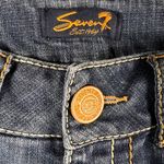 Seven7  Denim Mid Rise 5 Pocket Shorts 7” Inseam Size 14 Photo 3