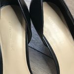 Saks 5th Avenue Saks Fifth Avenue Black Nettie Heels Women's Size 8M Leather Classic Mid Height Photo 8