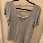 Nine Britton Gray Short Sleeve Top Photo 1