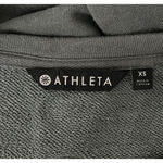 Athleta  Dress Womens XS Gray Studio Cinch‎ Sweatshirt Basic Neutral Minimalist Photo 4