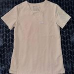 FIGS Catarina Top Women's Scrub V-neck Tan Sz 2Xsmall Photo 0