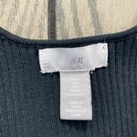 H&M Black size small Bodycon long sleeve sweetheart neckline maxi dress Photo 2