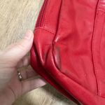 BUXTON | Chic Red Faux Leather Shoulder Messenger Tote Bag Photo 3