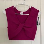 Wild Fable NWT | women’s knitted twist crop top — large Photo 0
