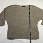Tahari 100% Linen Open Knit Dolman Sleeve Sweater Size M Coastal Preppy Summer Photo 6