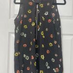 The Kooples Silk Floral Zip top Photo 1