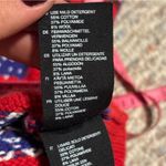 & Other Stories & Other Stories Blue Red Heart Knitted Jumper Sweater Wool Blend- Size XS Photo 5