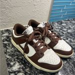 Nike  Chocolate Brown and Cream Sneakers Photo 2