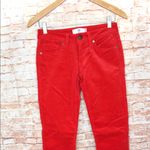 CAbi  Jeans | Red Corduroy Skinny Fit Pants Photo 3