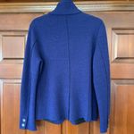 Eileen Fisher Double knit Felt Wool Military Style Blazer size Large Photo 7