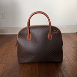 CELINE Authentic Vintage Macadam Dome Satchel Photo 1