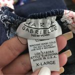 Maria Gabrielle New York Denim Peasant Dress Tie Front Cap Sleeve Blue Size undefined Photo 4