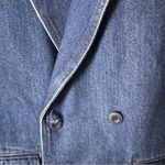 Madewell  Double Breasted Denim Blazer Jacket  Blue Wash Sz S  NWT Photo 2