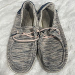 Hey Dude Size 6 Women's Wendy Sox Gray Knit Moc Toe Slip-On Sneaker Shoes Photo 0