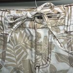So Wear it Declare it Y2K Hawaiian Mini Cargo Skirt. Size 5. Tan Photo 1