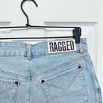 The Ragged Priest  Denim Mini Skirt with Black and Yellow Trim MEDIUM Photo 3