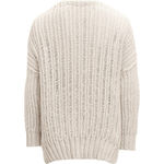 Free People Infinite V Neck Open Weave Knit Oversized Chunky Sweater Layer XS S Photo 4