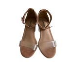 Torrid Nude Clear Strap Sandals Heels Size 6WW Photo 6