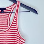 J.Crew ‎ Red Striped Racerback Tank Dress Size XXS Photo 3