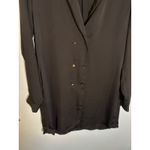 L'Academie The Military Dress Long Sleeve Black Double Breasted Size Medium Photo 4